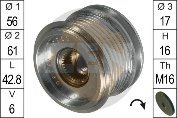 Шкив генератора ZN5383 ZEN