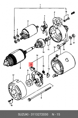 Стартер 31132-72030 SUZUKI