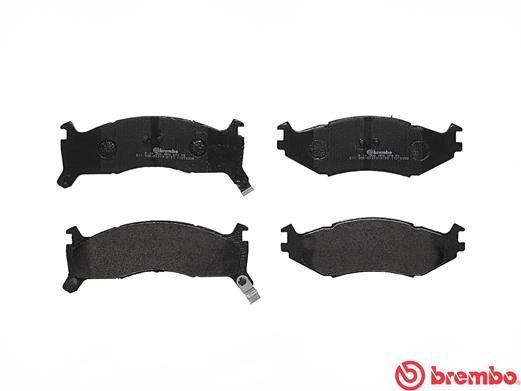 Комплект тормозных колодок, диско P11006 BREMBO