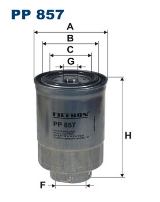 Фильтр топливный PP 857 FILTRON