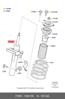 Деталь 1 384 150 FORD