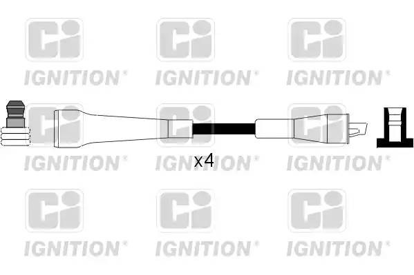 Ккомплект проводов зажигания XC1020 QUINTON HAZELL