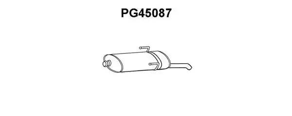 Глушитель выхлопных газов конечный PG45087 VENEPORTE