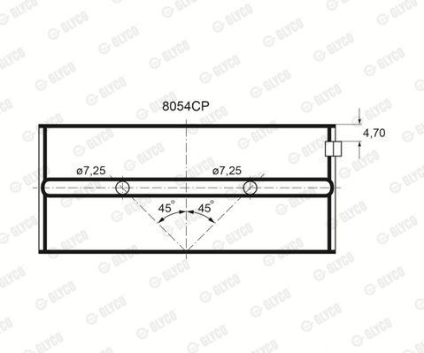 Подшипник 8054CP GLYCO
