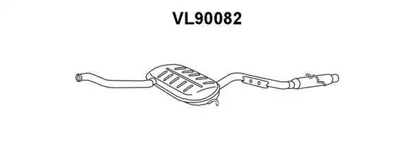 Предглушитель выхлопных газов VL90082 VENEPORTE