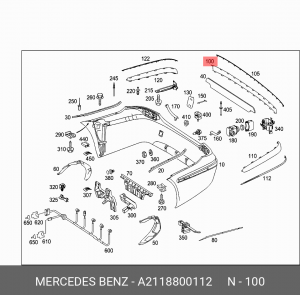 Деталь A 211 880 01 12 MERCEDES BENZ