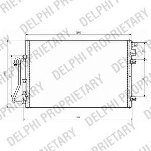 Конденсатор, кондиционер TSP0225635 DELPHI