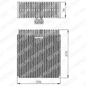 Испаритель, кондиционер TSP0525143 DELPHI