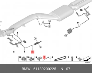 Датчик NOx системы ОГ 61139200225 BMW