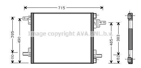 Конденсатор, кондиционер MSA5345 AVA