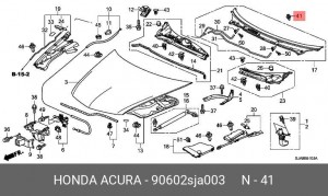 Деталь 90602SJA003 HONDA