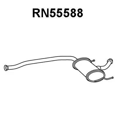 Предглушитель выхлопных газов RN55588 VENEPORTE