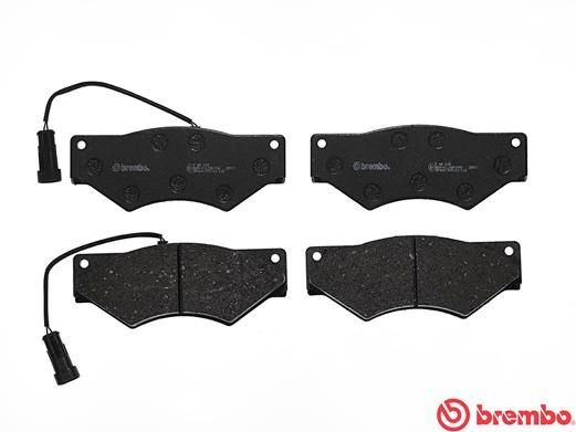 Комплект тормозных колодок, диско P A6 018 BREMBO