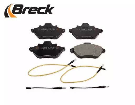 Комплект тормозных колодок, диско 212980070110 BRECK