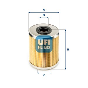 Масляный фильтр 25.571.00 UFI