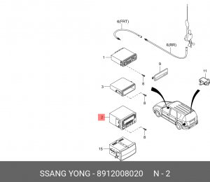 Деталь 8912008020 SSANG YONG