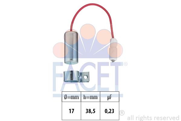 Конденсатор, система зажигания 00251 FACET