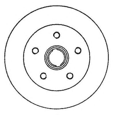 Тормозной диск 562371B BENDIX JURID