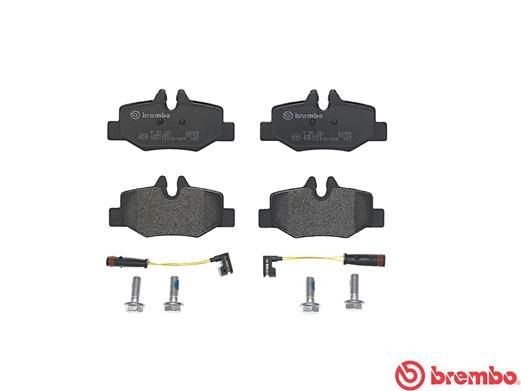Комплект тормозных колодок, диско P50051 BREMBO
