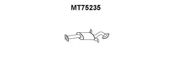 Предглушитель выхлопных газов MT75235 VENEPORTE