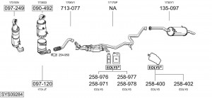 Выпускной трубопровод 886003 BOSAL