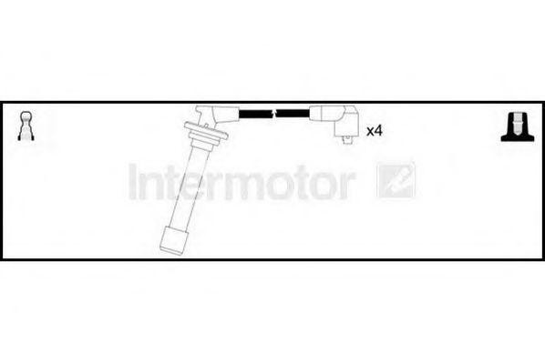 Ккомплект проводов зажигания 73062 STANDARD