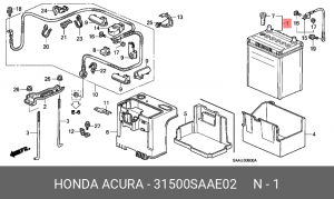 Батарея аккумуляторная 31500SAAE02 HONDA