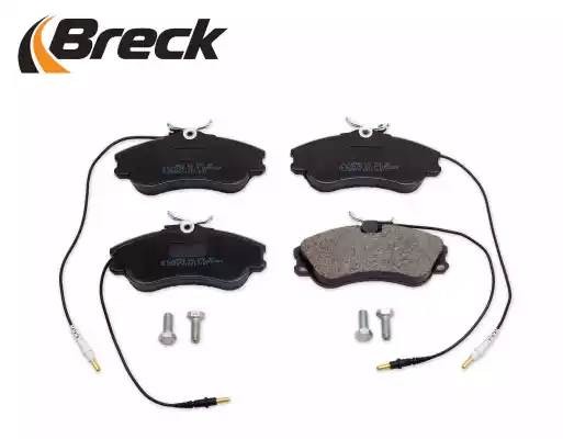 Комплект тормозных колодок, диско 23124 00 701 10 BRECK