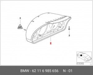 Комбинация приборов 62 11 6 985 656 BMW