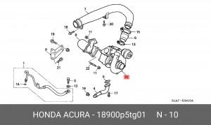 Турбокомпрессор 18900P5TG01 HONDA
