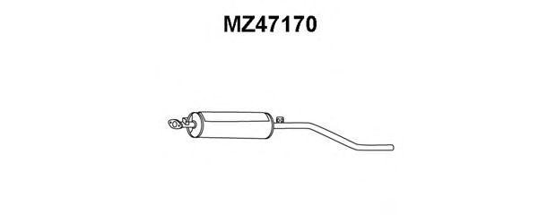 Глушитель выхлопных газов конечный MZ47170 VENEPORTE