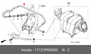 Деталь 17131PND000 HONDA