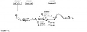 Деталь 280793 BOSAL