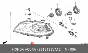 Деталь 33151S3VA12 HONDA