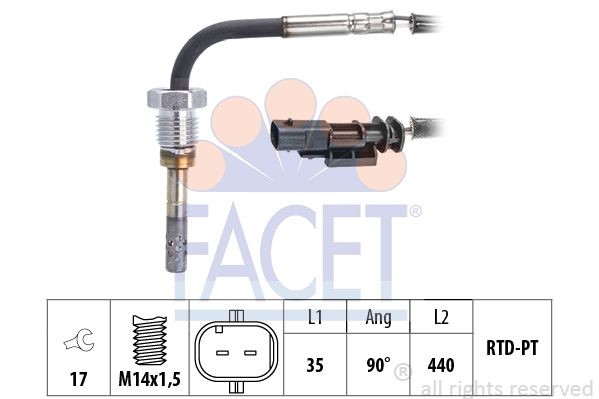 Бегунок распределителя зажигани 383315 FACET
