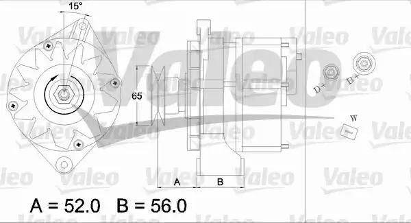 Генератор 436225 VALEO PHC