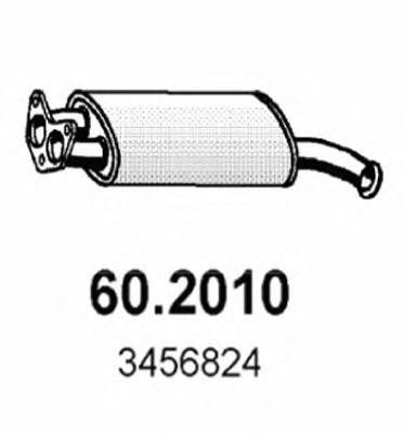 Предглушитель выхлопных газов 602010 ASSO