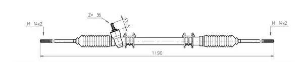 Рулевой механизм VO4004 GENERAL RICAMBI