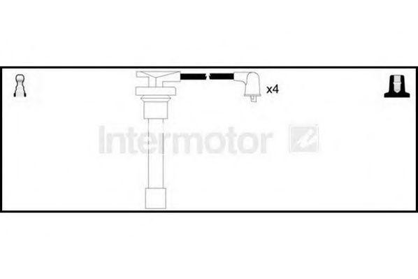 Ккомплект проводов зажигания 73378 STANDARD