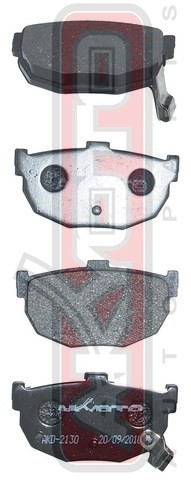 Колодки тормозные дисковые AKD-2130 AKYOTO