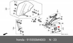 Деталь 91555SM4003 HONDA