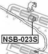 Втулка стабилизатора NSB-023S FEBEST