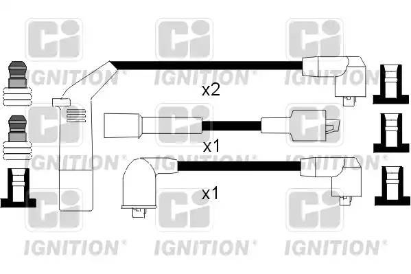 Ккомплект проводов зажигания XC1059 QUINTON HAZELL