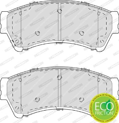 Колодки тормозные дисковые FDB4062 FERODO