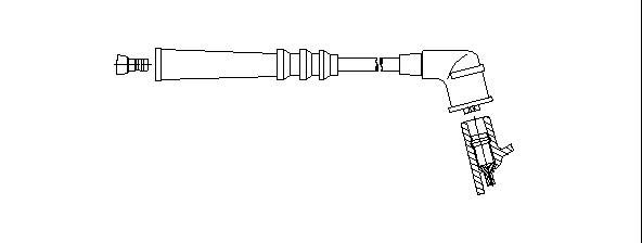 Провод зажигания 3A1940 BREMI