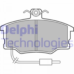 Комплект тормозных колодок, диско LP569 DELPHI