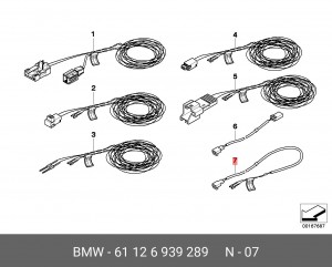 Деталь 61 12 6939289 BMW