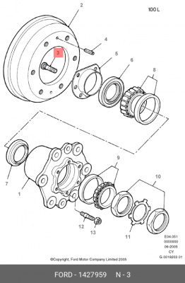 Деталь 1 427 959 FORD