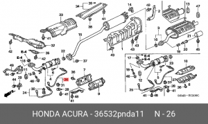 Лямбда-зонд 36532PNDA11 HONDA
