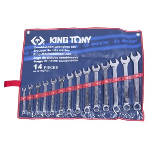 Ключи комбинированные (комплект) 1215MR01 KING TONY